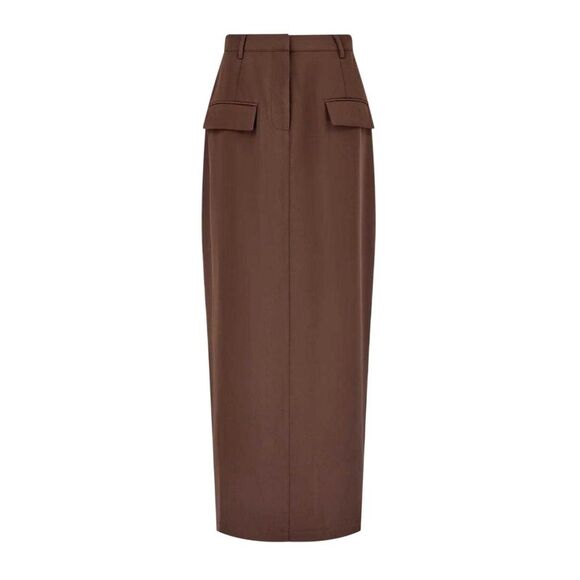 Odd Muse Dresses & Skirts - Odd Muse Womens/Ladies Plain Maxi Skirt / Brown